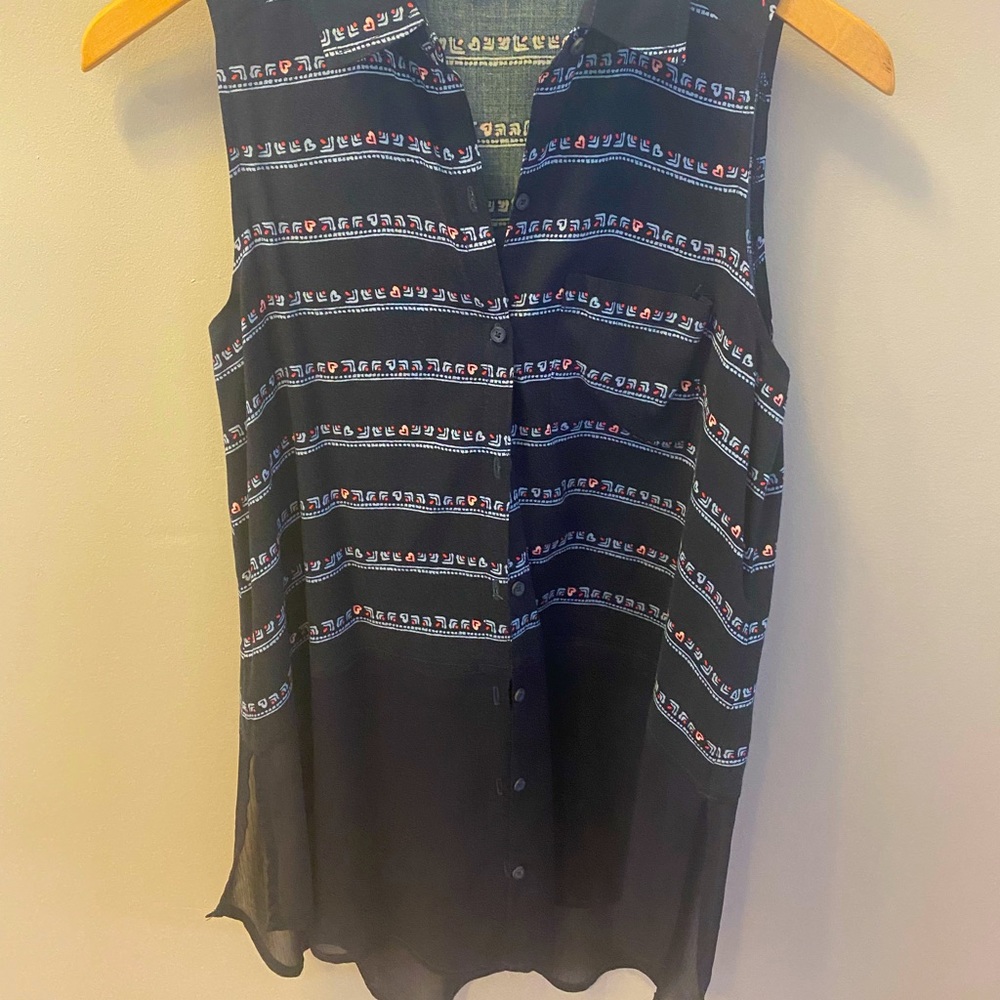 Abercrombie Kids sleeveless button down size XL (16)